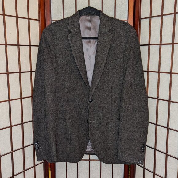 Massimo Dutti Italian extra fine wool blazer sz 40 - Picture 1 of 9